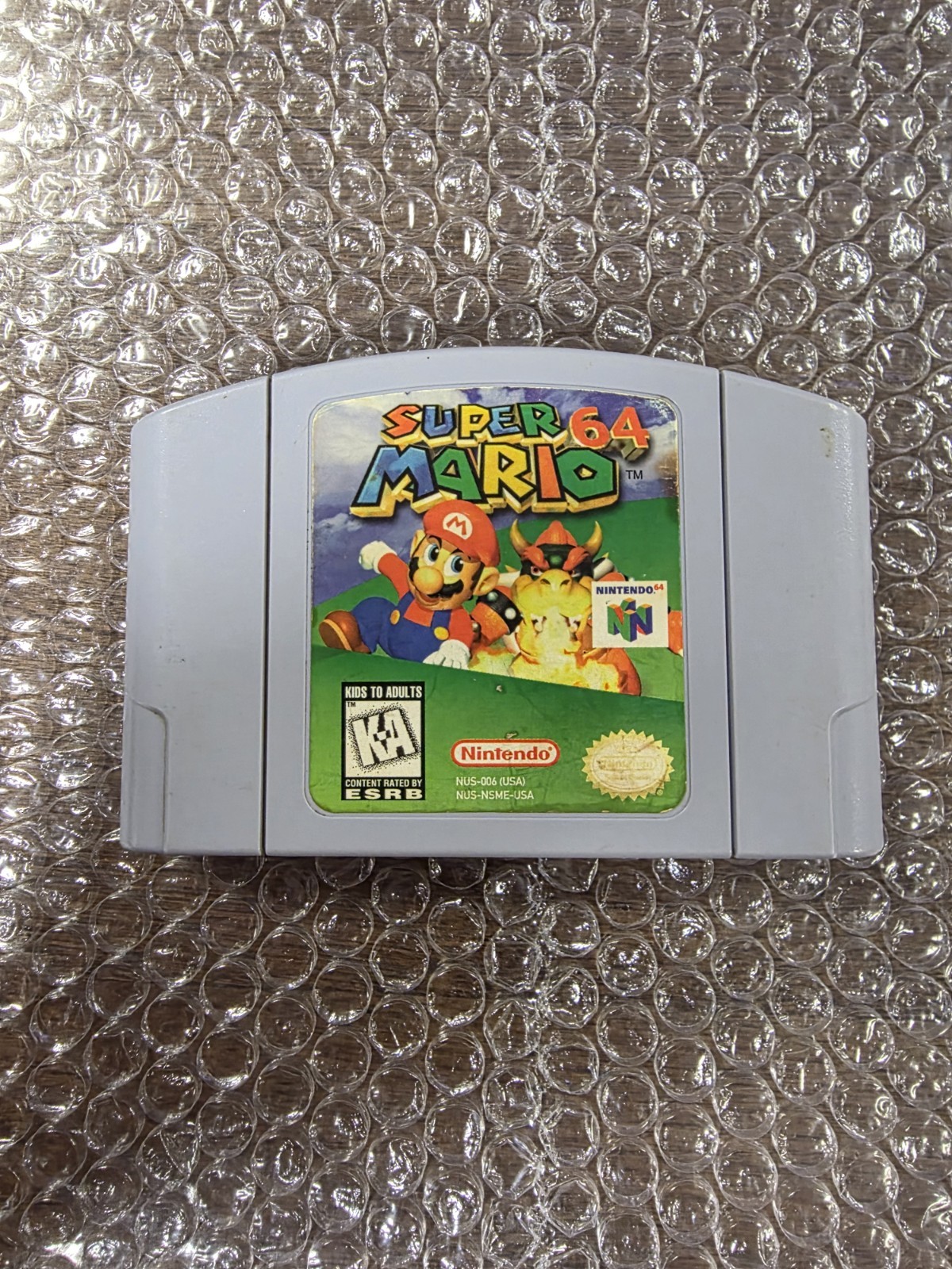 Nintendo 64 Super Mario 64 Game Cartridge Tested And Working