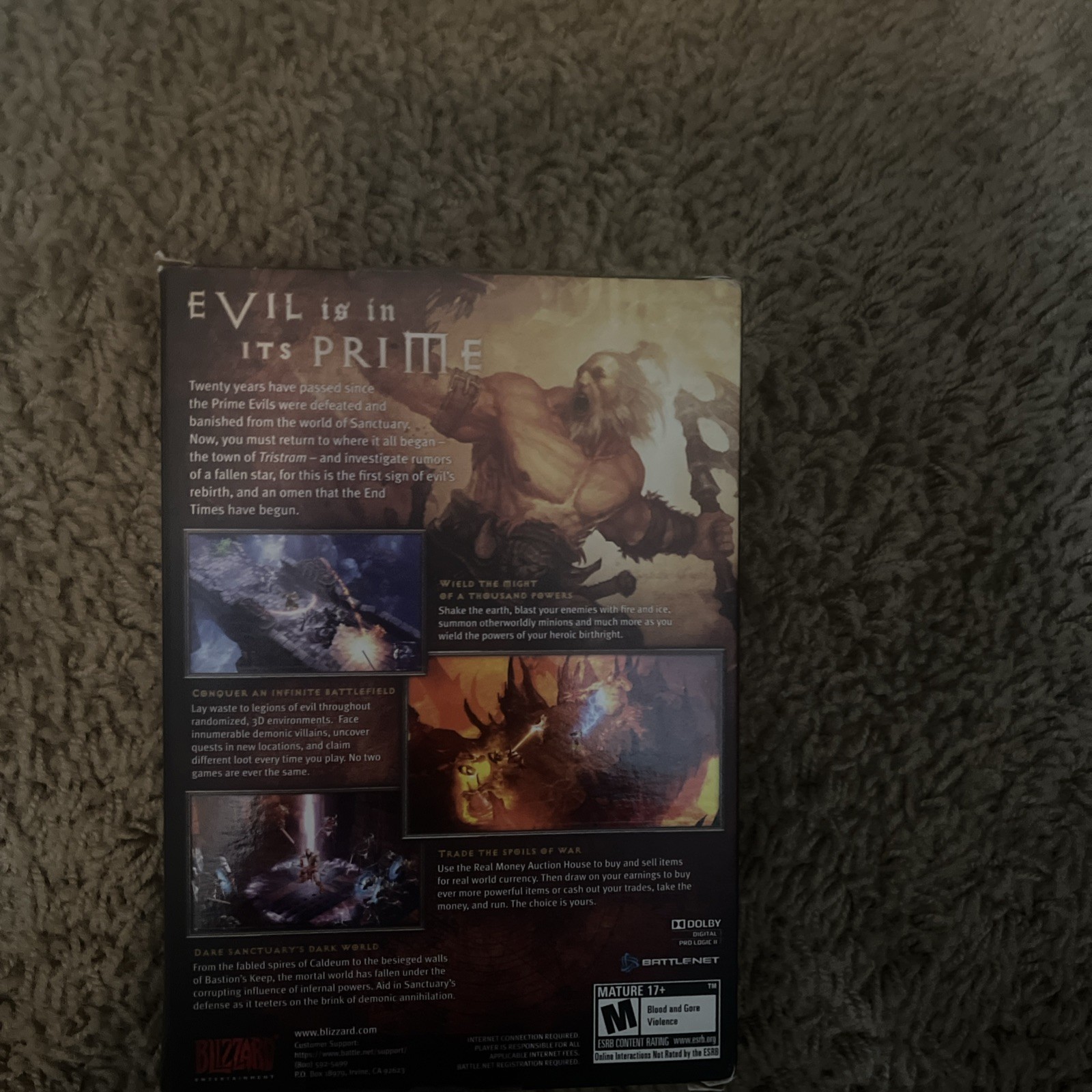 Diablo III (Windows/Mac, 2012) Diablo 3 PC Complete New & Sealed in Box