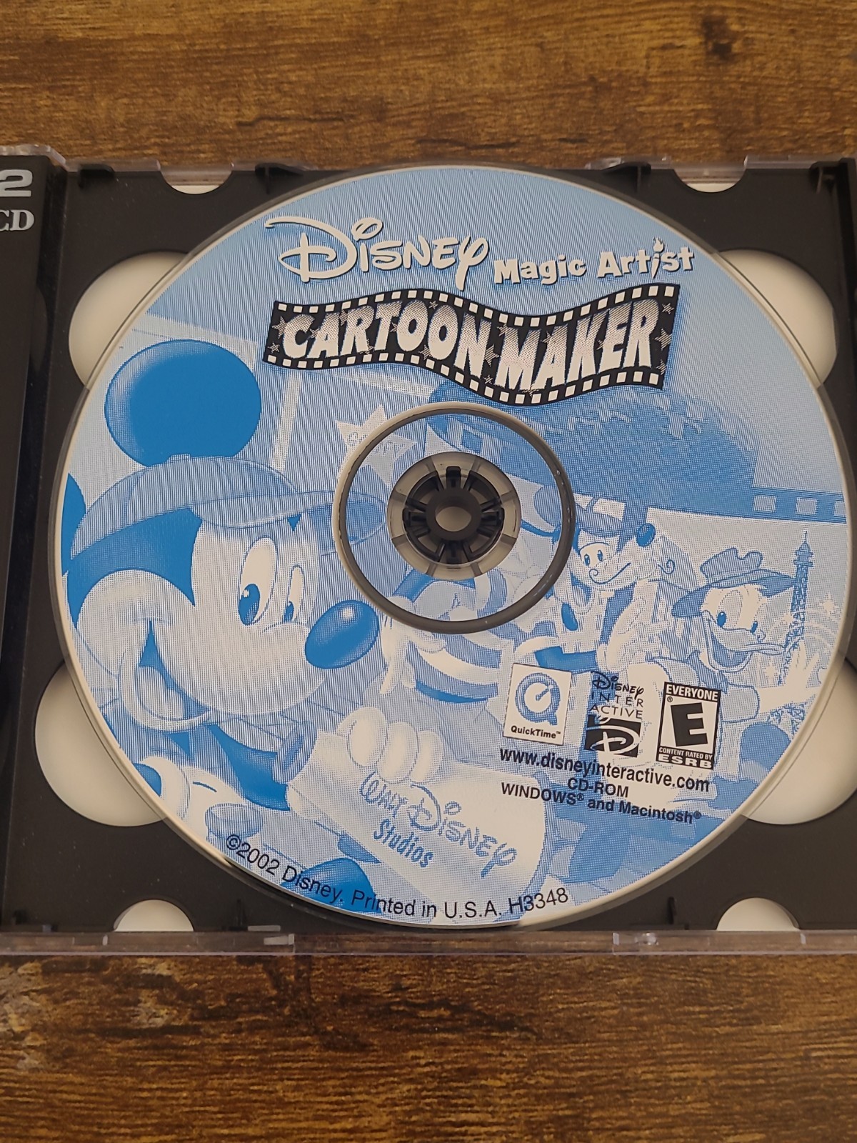 Disney Magic Artist Cartoon Maker 2002 2-Disc Set – CDs Excellent, Case Broken
