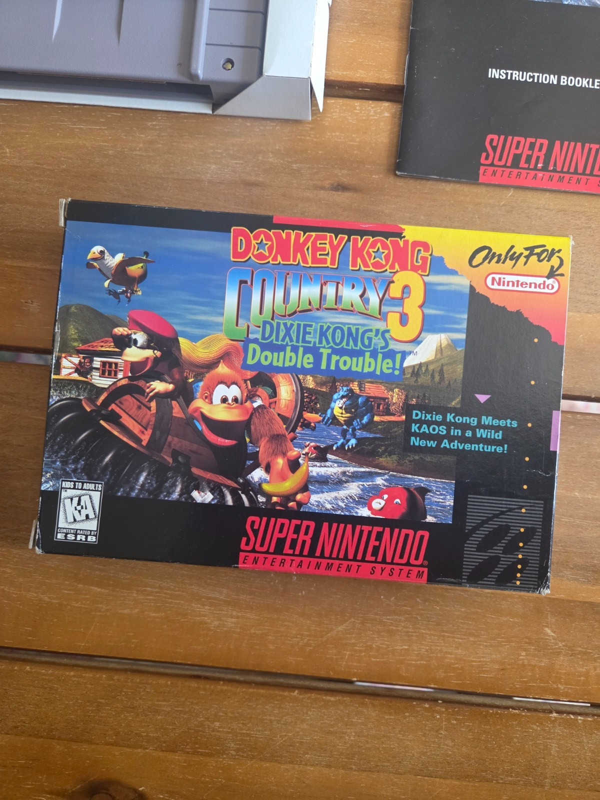 Donkey Kong Country 3 (Super Nintendo SNES, 1996) Complete CIB Tested