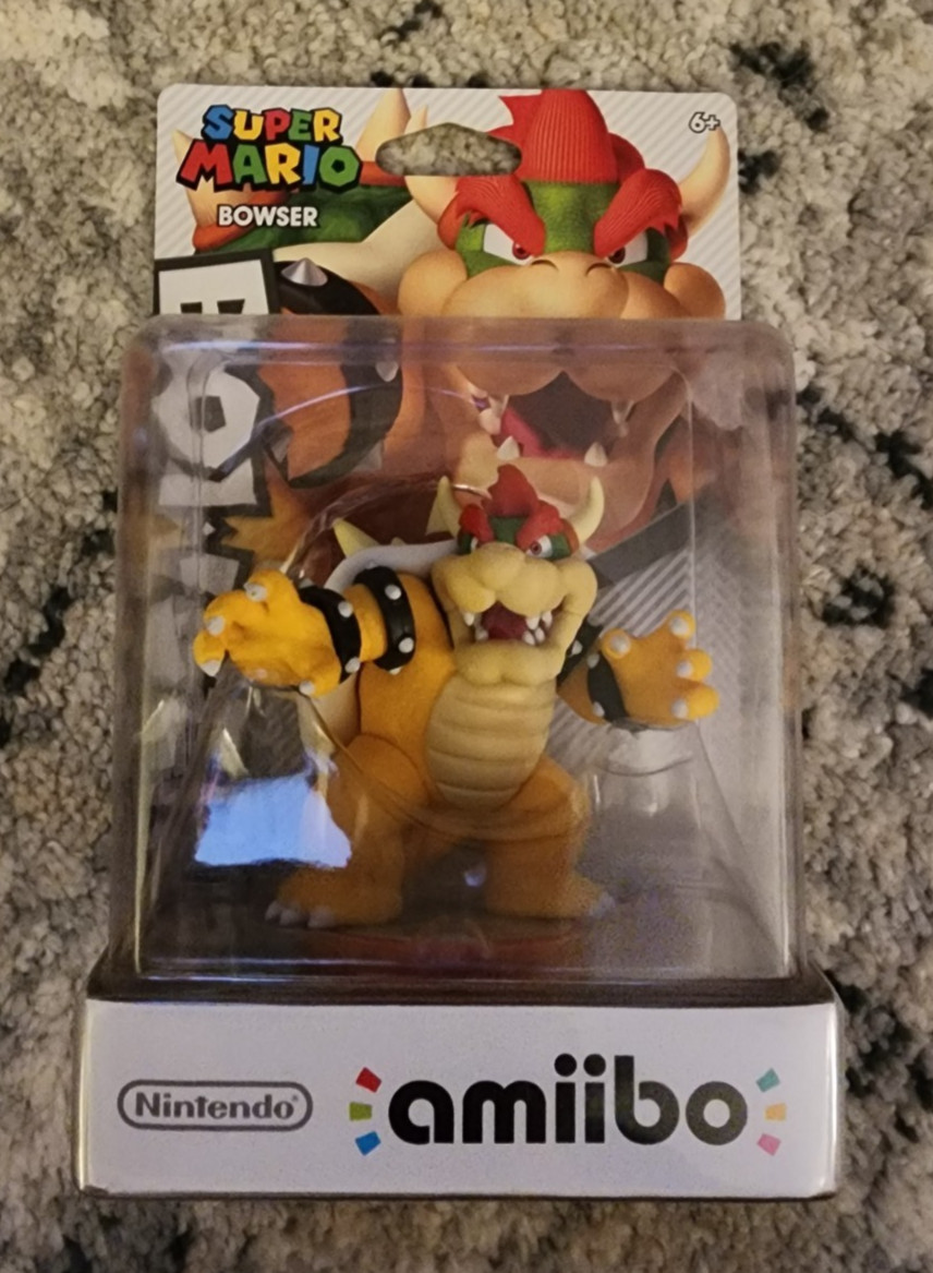 Bowser Amiibo Nintendo Wii U 3DS Super Mario Series Brand New