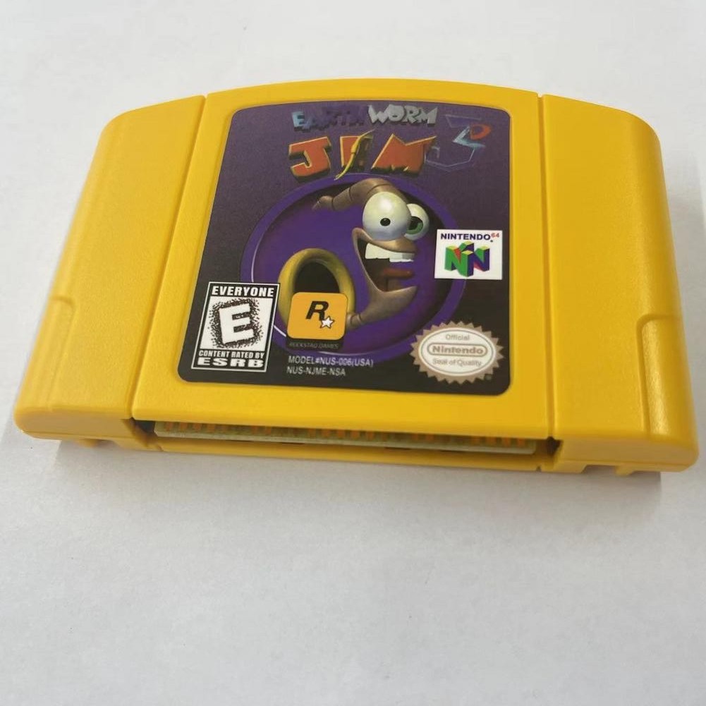 Earthworm Jim 3D – Nintendo 64 (N64) Tested and working Brand new Complete set