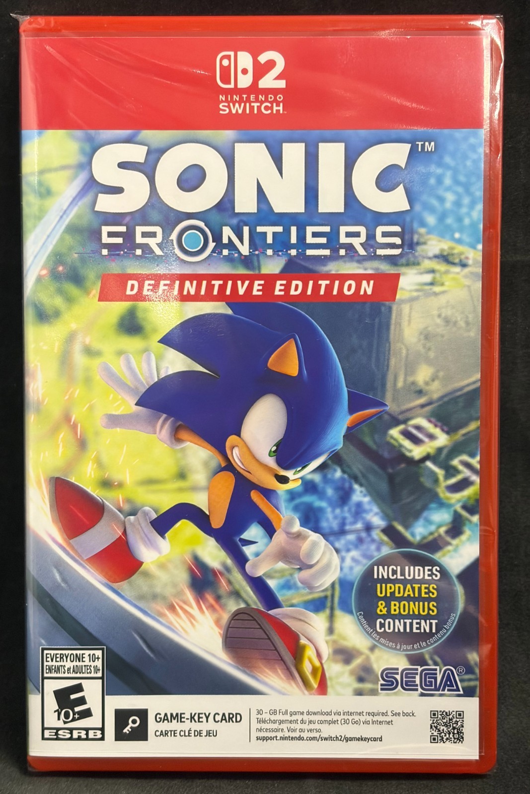 Sonic Frontiers: Definitive Edition (Nintendo Switch 2) BRAND NEW