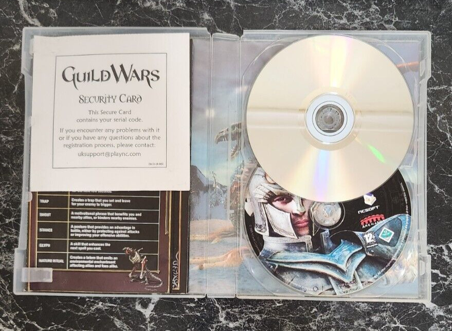 Vintage PC RPG Games Guild Wars & Factions CD Rom Role Playing Game 2006-07 VGC