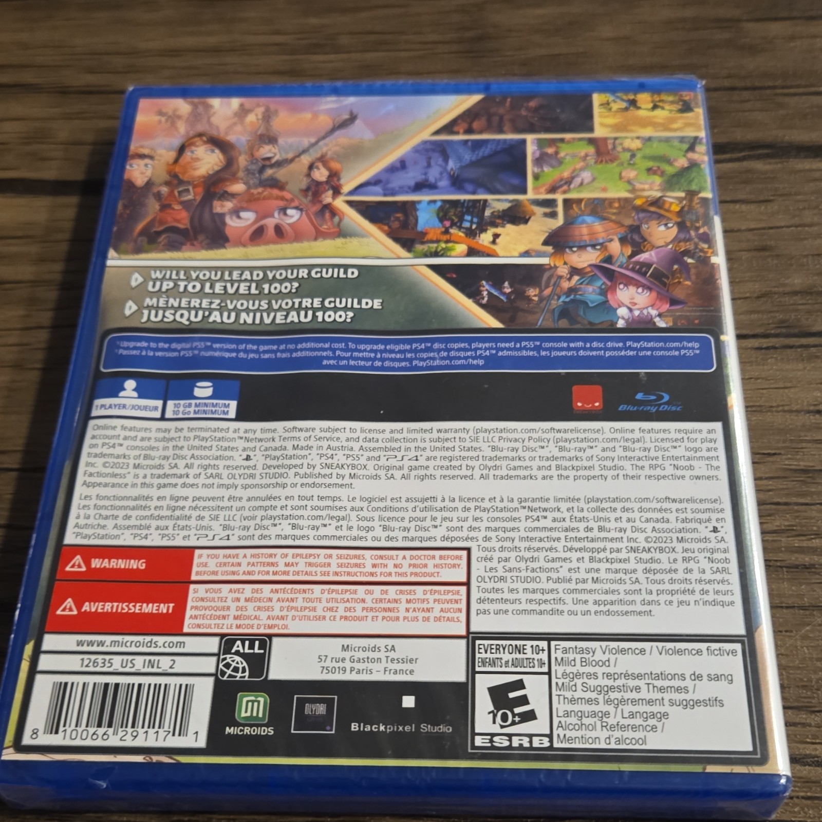 Noob: The Factionless Role Playing PS4 E10+ NTSC-U/C PS5 Upgrade Brand New!