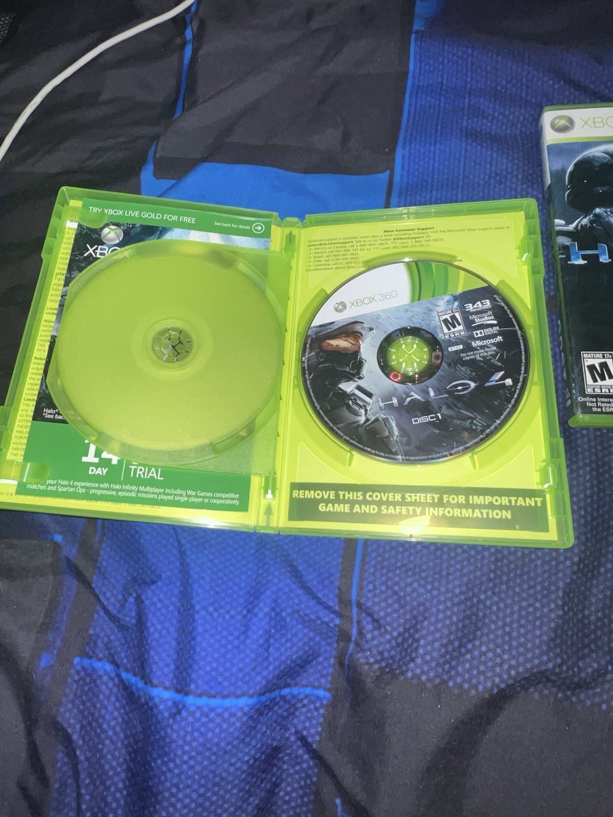 Xbox 360 Halo Game Lot Halo 3 Halo 4 Halo Wars Microsoft Bundle Master Chief 117