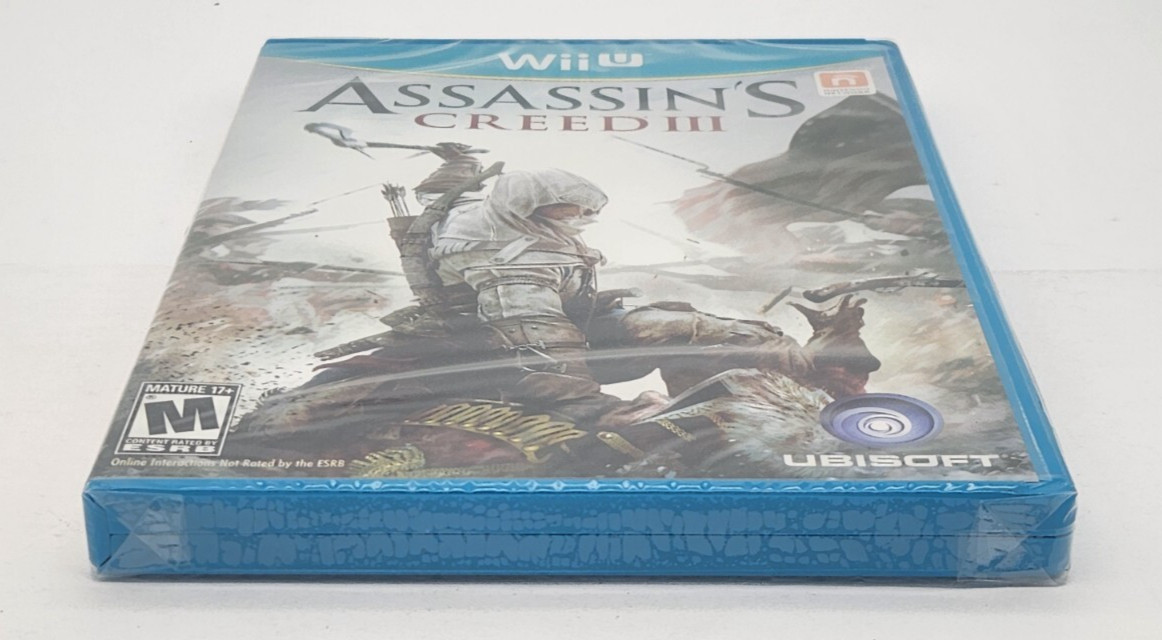 Assassin’s Creed III (Nintendo Wii U, 2012) Brand New Factory Sealed US Ver.