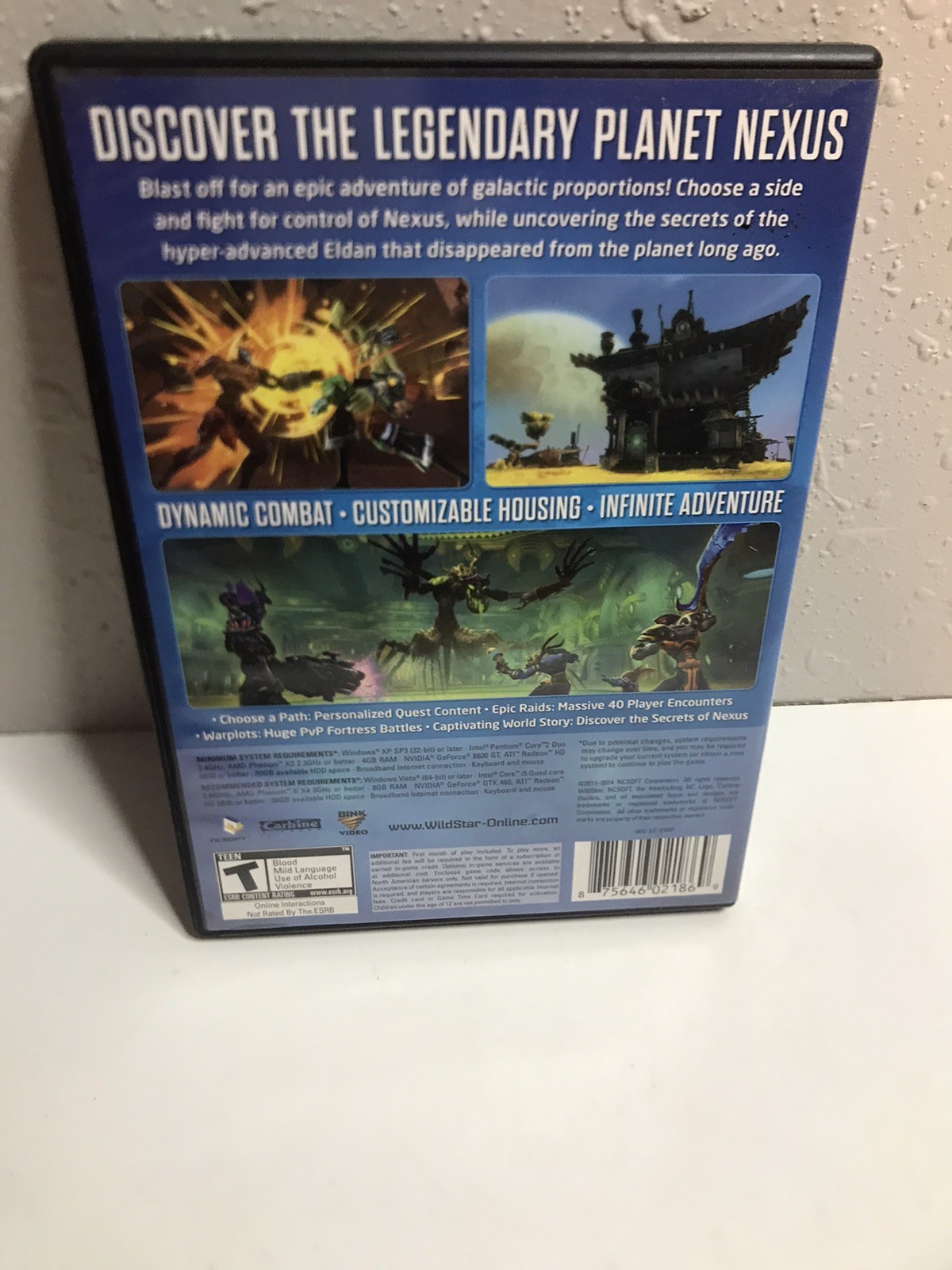 WildStar : PC DVD-ROM Role Playing Game,3 disc Pre-Owned Game