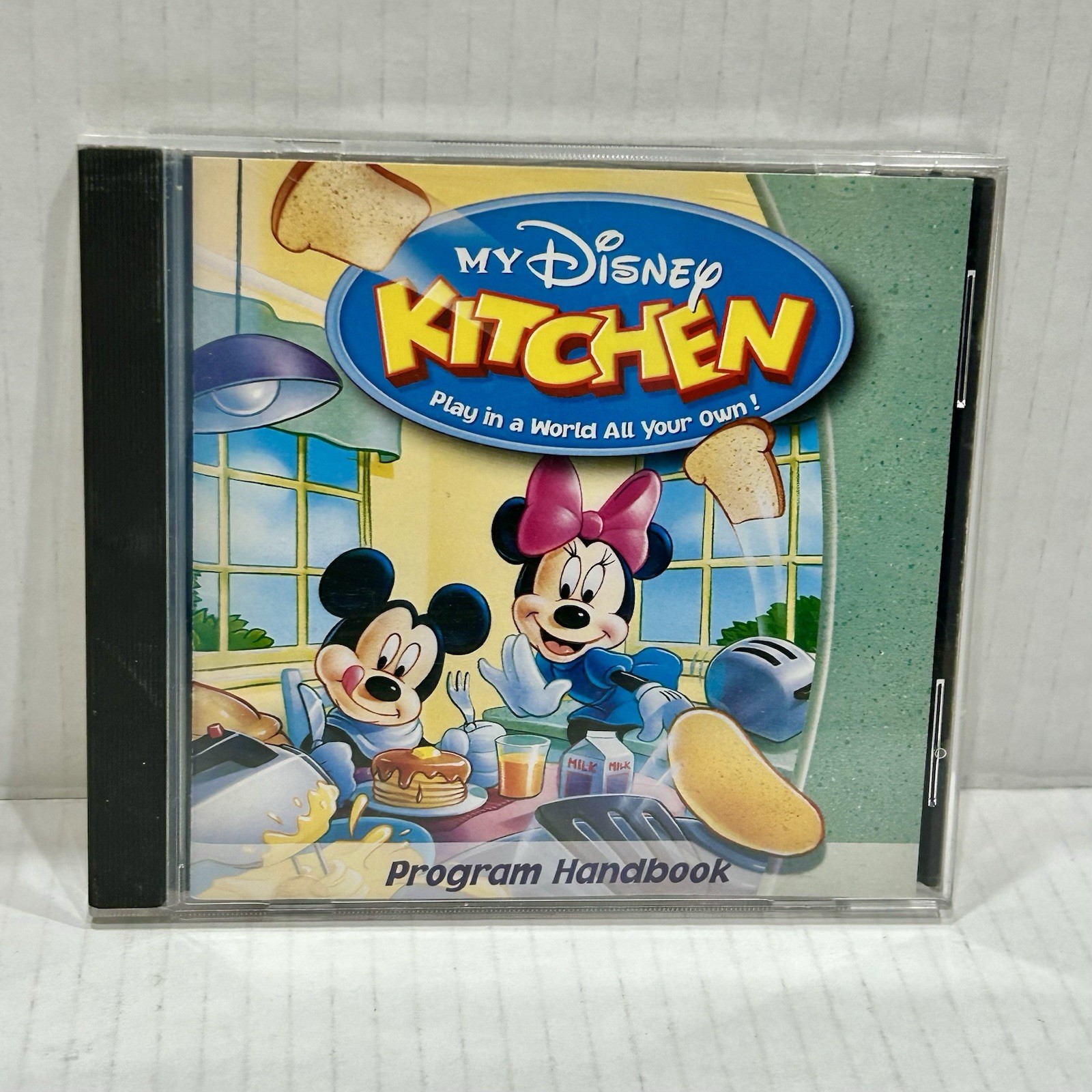My Disney Kitchen CD-ROM PC Game With Handbook Vintage Disney Software Education