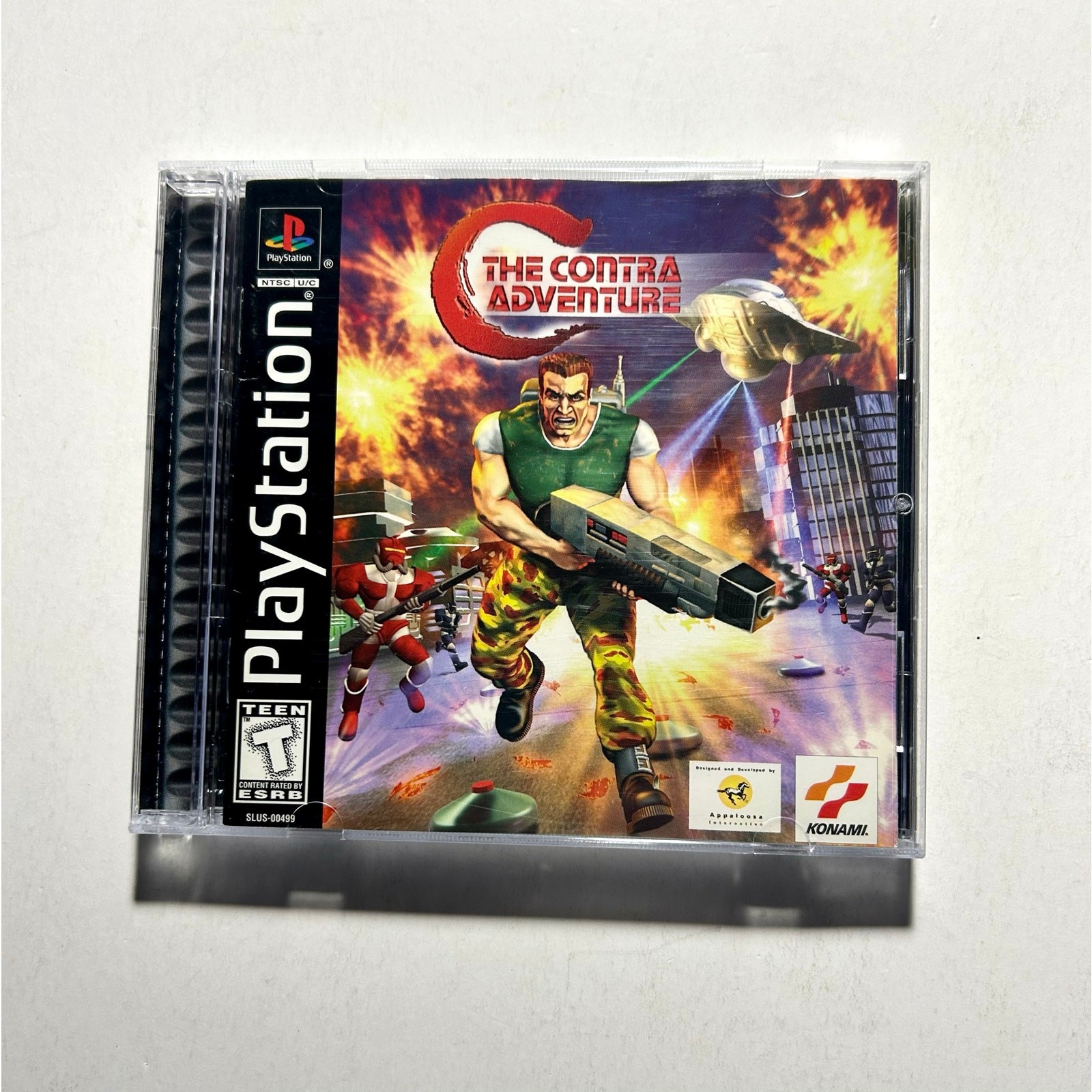 C: The Contra Adventure (PS1 PlayStation 1)works Complete CIB w/ registration🔥