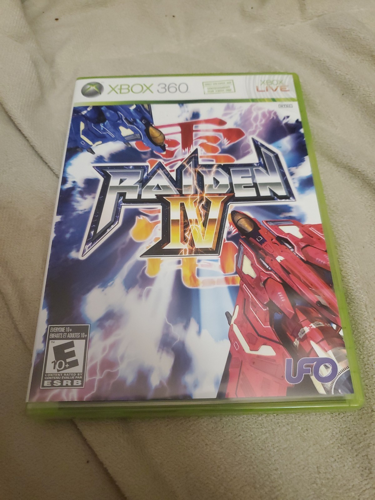 Raiden IV (Xbox 360) Complete CIB W/ Soundtrack