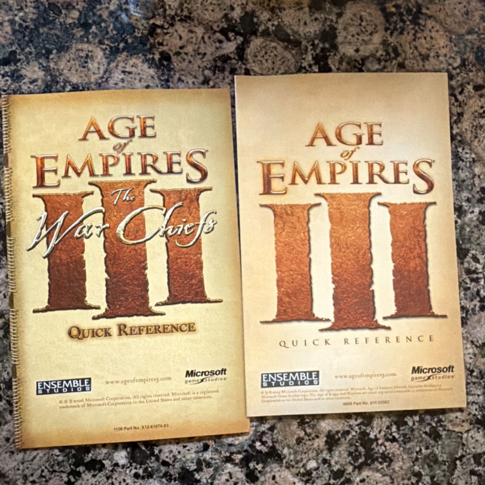 Age of Empires III Complete Collection PC Microsoft PAL Expansion Pack Manual