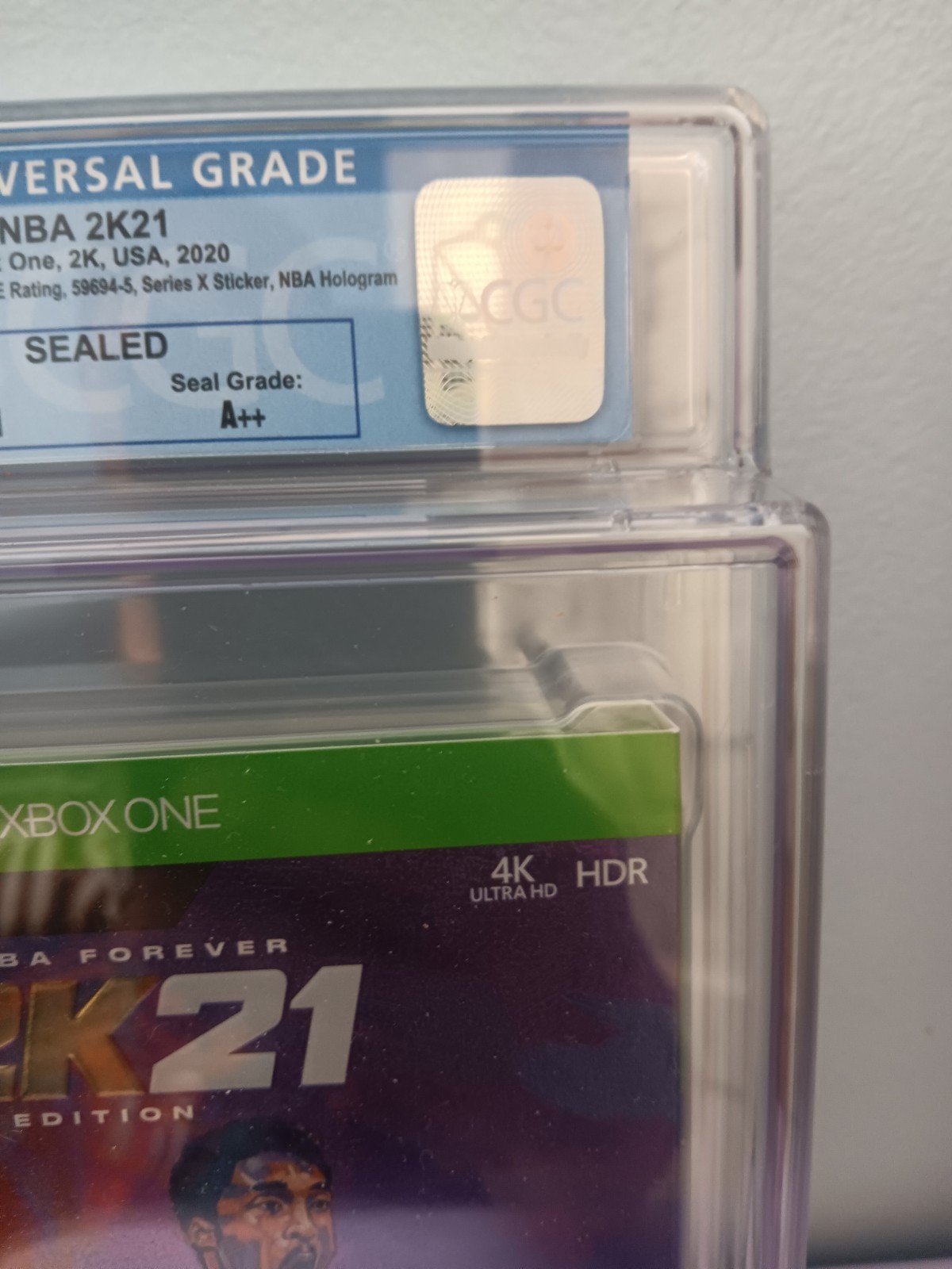 2K NBA 2K21 Mamba Forever Edition Xbox One CGC 9.8 Sealed E 2020