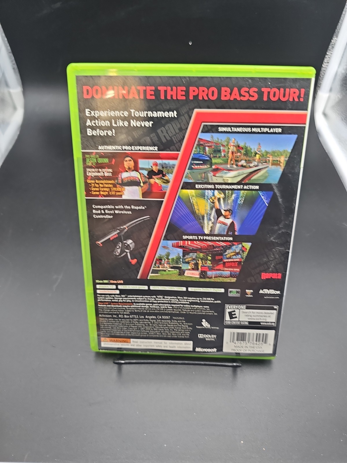 Rapala Pro Bass Fishing (Microsoft Xbox 360, 2010) Tested