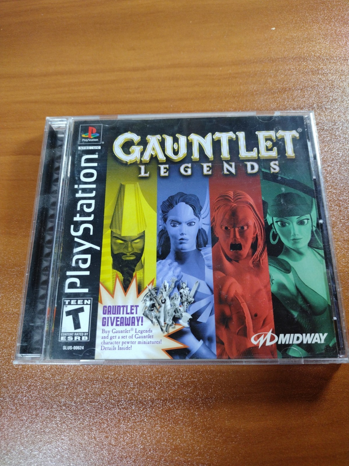Gauntlet Legends (Sony PlayStation 1, 2000) Black Label CiB Very Clean Tested