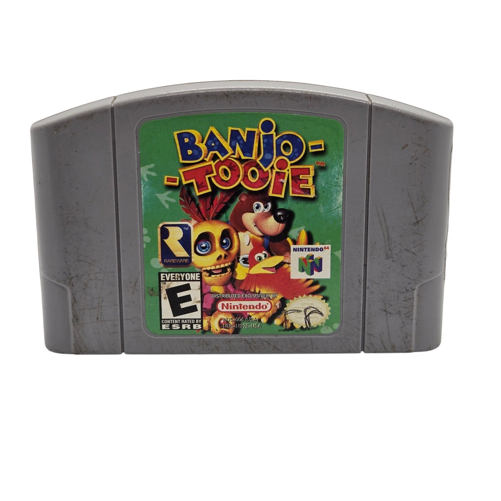 Nintendo N64 Banjo-Tooie Authentic Game Cartridge Blockbuster Sticker Tested