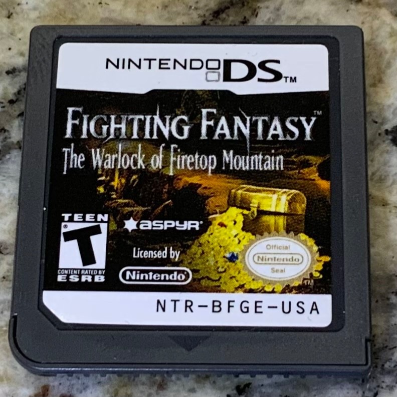 Fighting Fantasy: The Warlock of Firetop Mountain (Nintendo DS) Cartridge Only