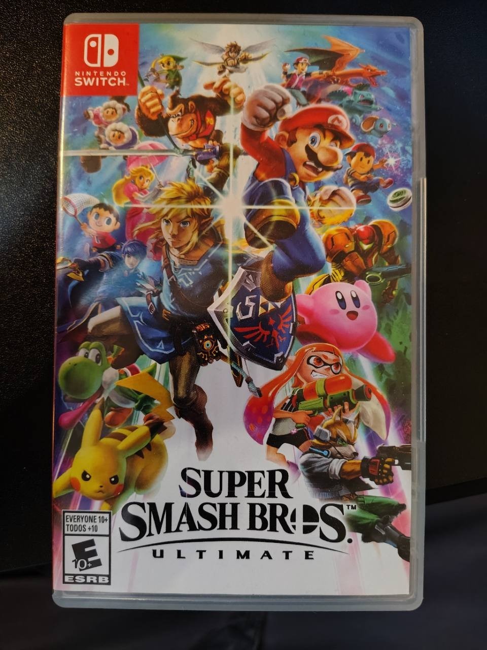 Super Smash Bros Ultimate Nintendo Switch with Case