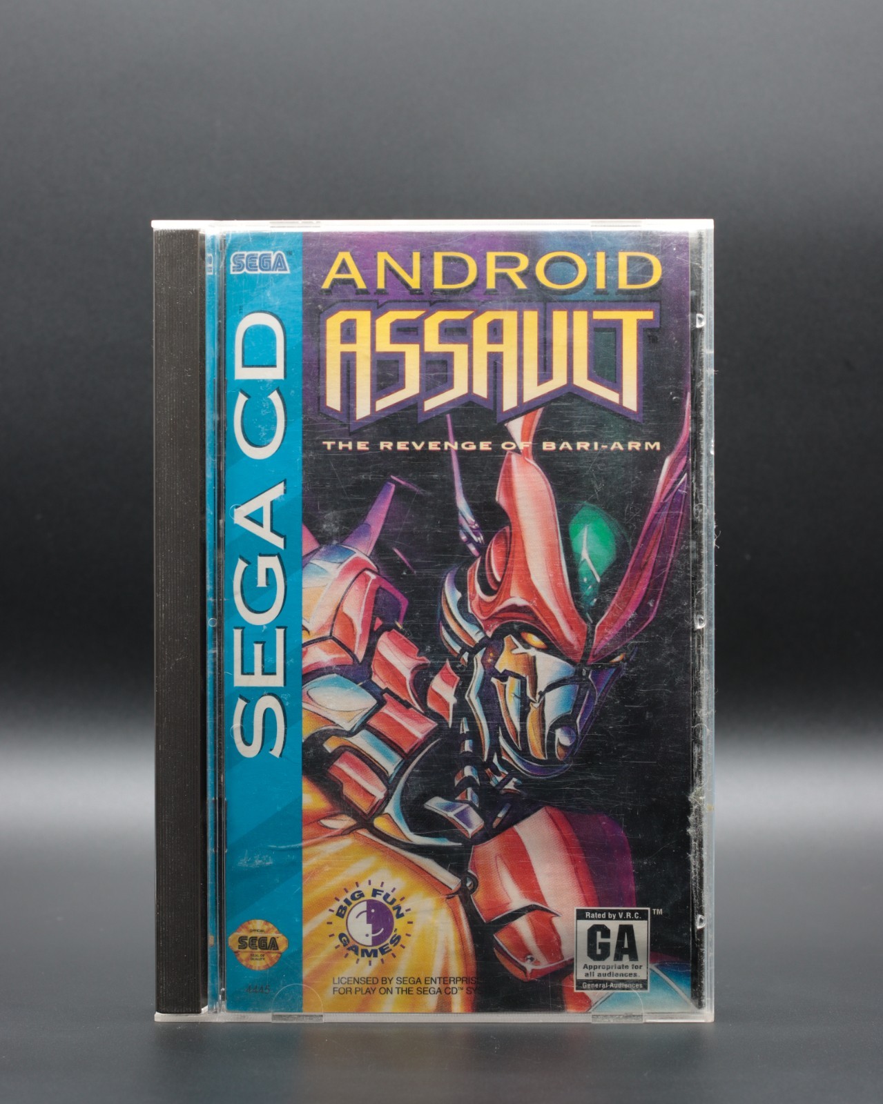 Android Assault Sega CD CiB Complete W/ Game, Manual, Case
