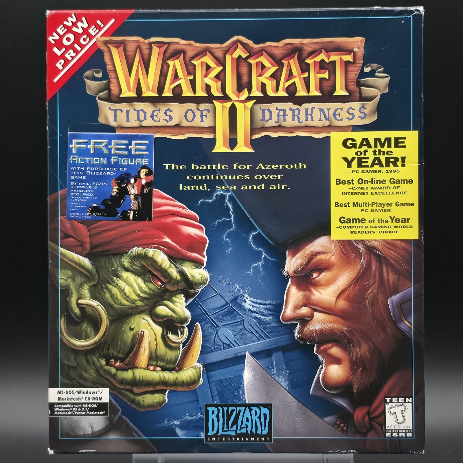 WarCraft II: Tides of Darkness, 1996, Big Box, New & Sealed