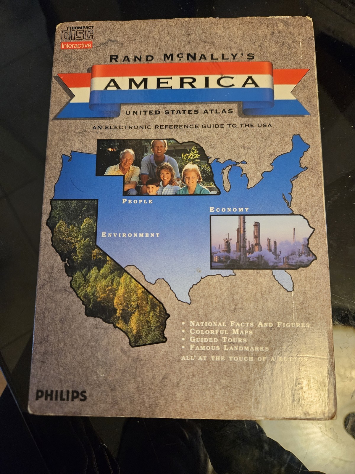 Philips CDi Retro Educational – United States Atlas Rand McNally’s America