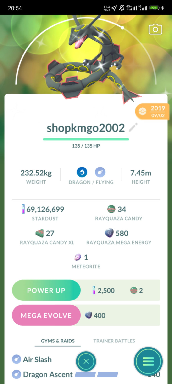 Pokémon Tra de Go —– All Shiny Legendary 2019