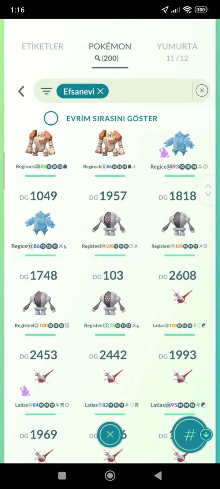 Pokémon Go level 72 lvl – 2016