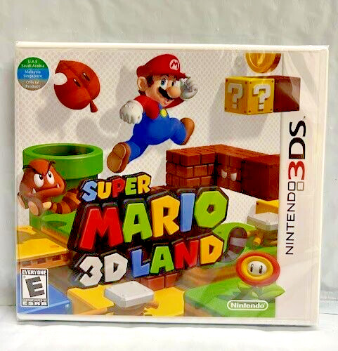 New Super Mario Bros. 2 & 3D Land & Maker 3DS Brand New Game Bundle (Sealed)