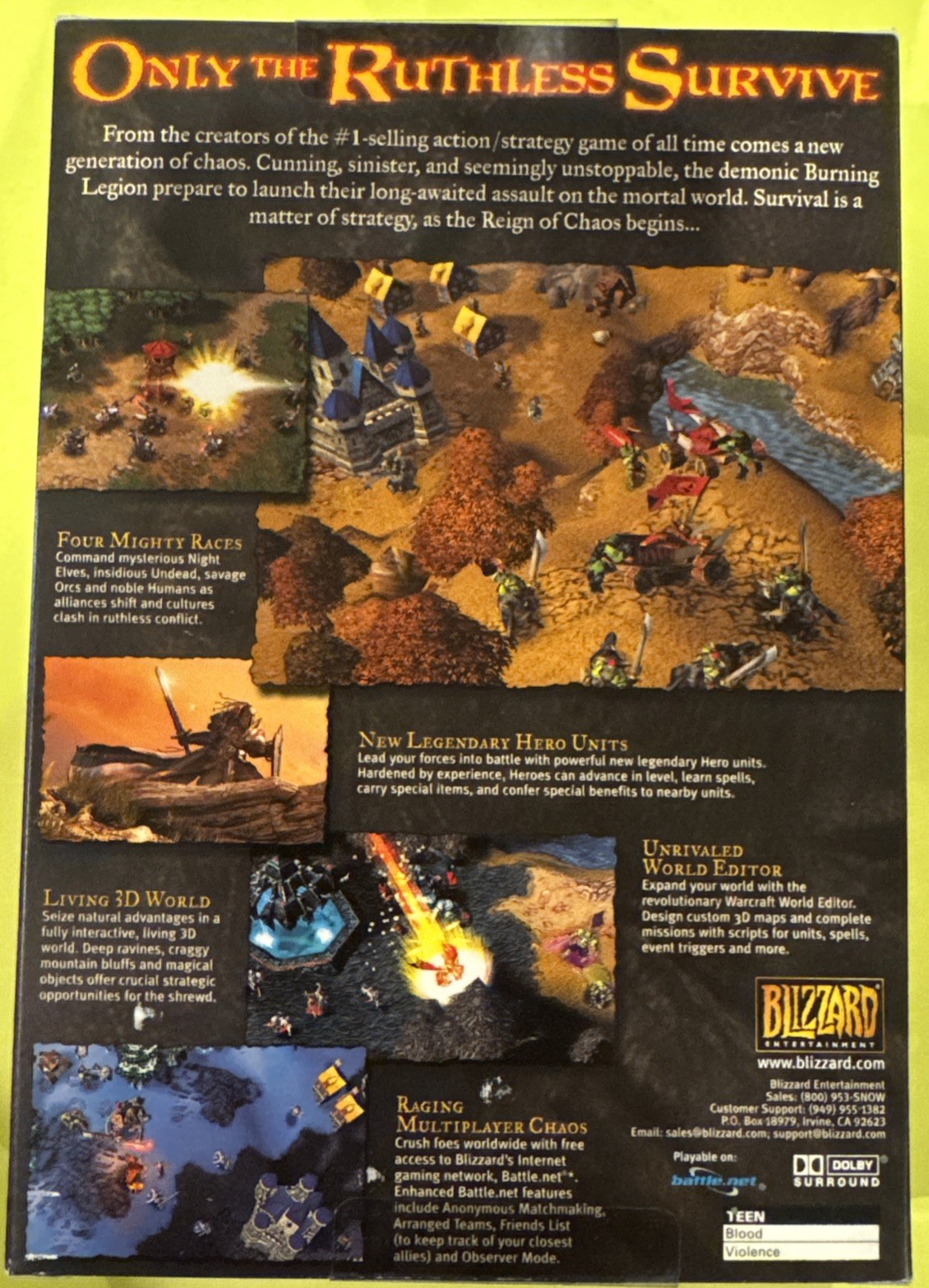 WarCraft III: Reign of Chaos, 2002, Small Box, New & Sealed