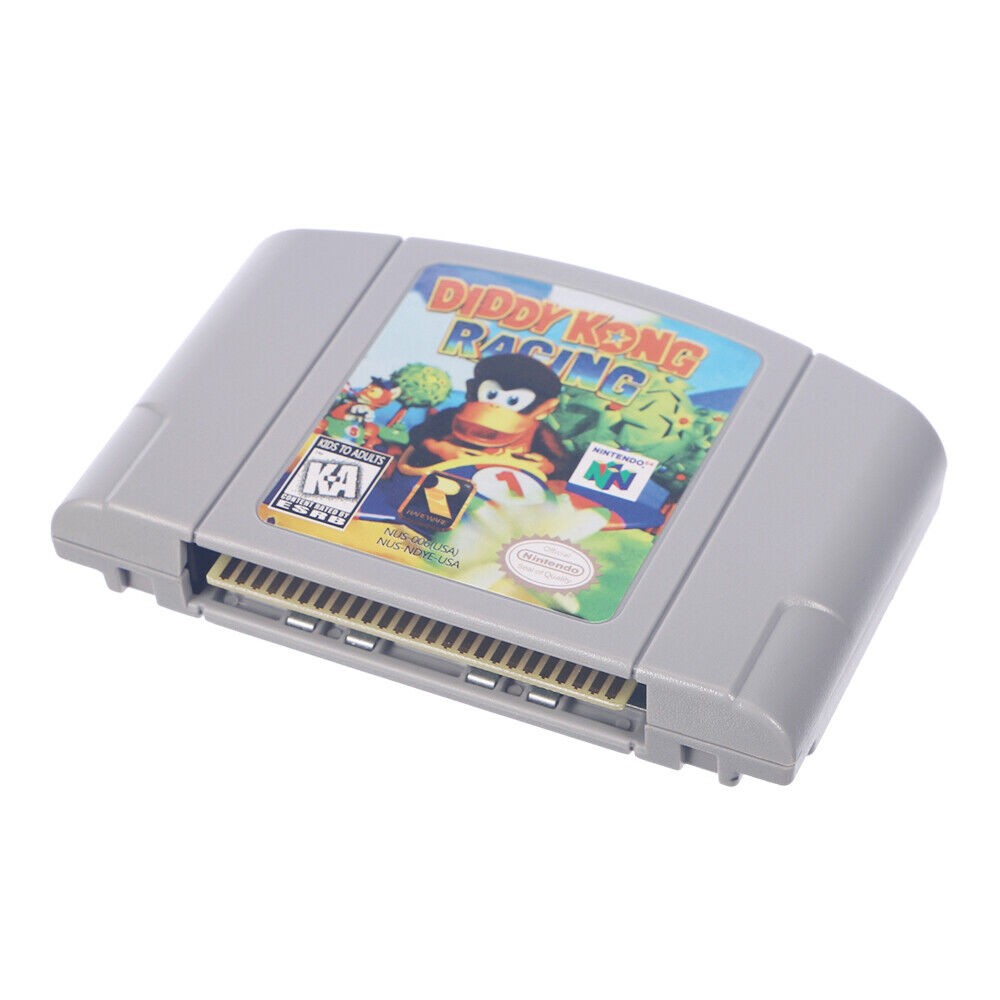 Diddy Kong Racing Video Game Cartridge Console Card For Nintendo N64 Game
