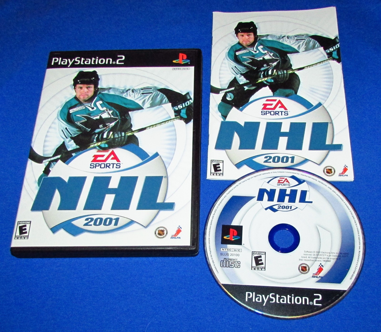 NHL 2001 Hockey for Playstation 2 Complete / Fast Shipping!