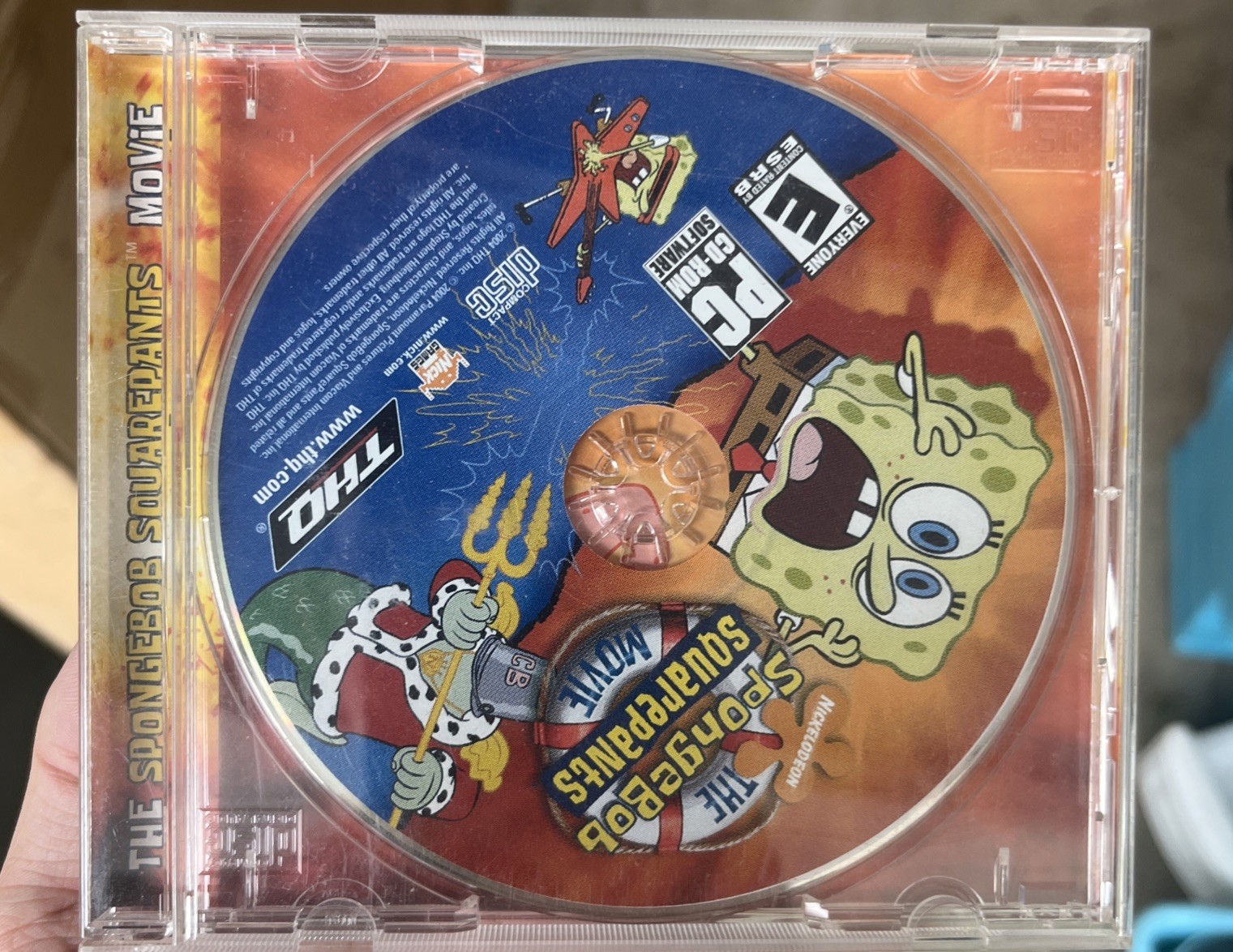 SpongeBob SquarePants Movie – PC Game ME CD-ROM Rare 2004 Nickelodeon