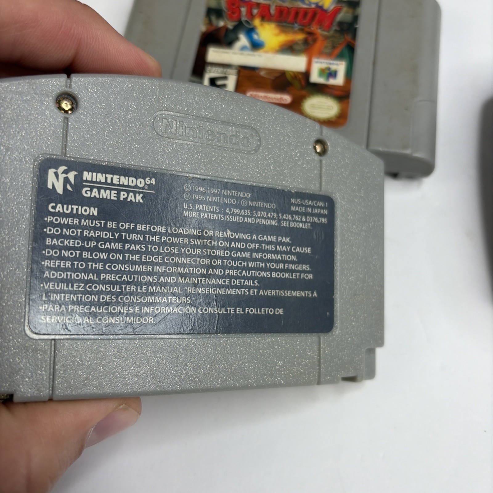Pokemon Stadium 1 & 2 Bundle W Transfer Pak Authentic And Tested Works!