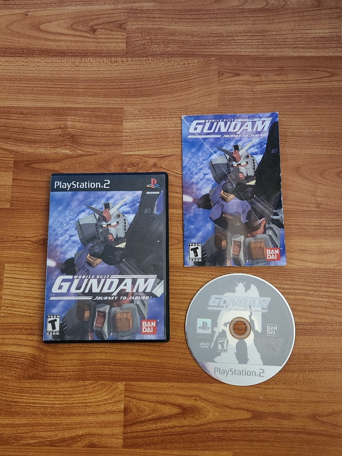 Mobile Suit Gundam: Journey to Jaburo (PlayStation 2, 2001) Complete With Manual