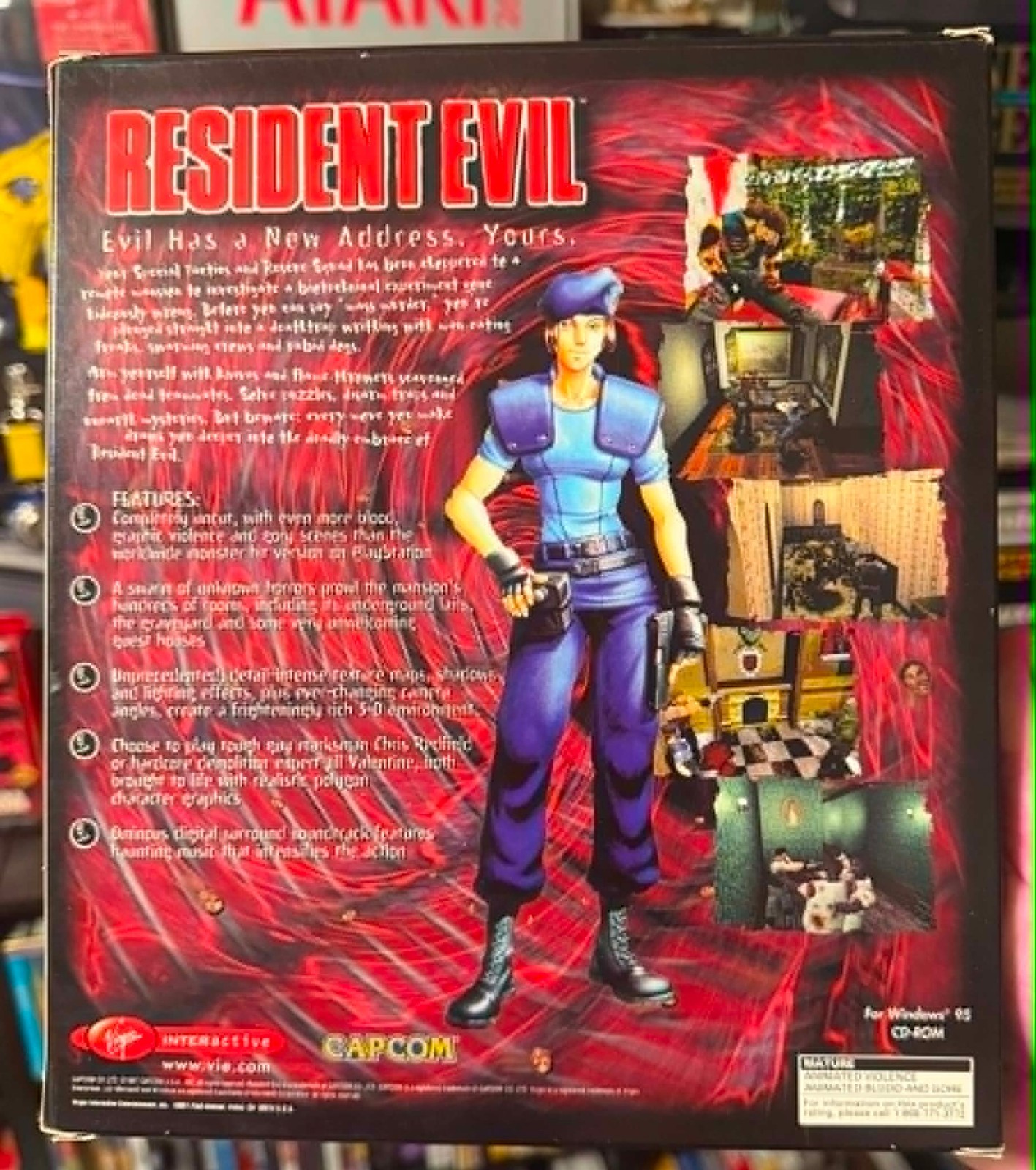 Minty Resident Evil Windows 95 CD Big Box PC