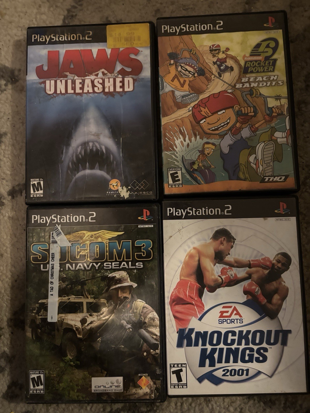 Mixed Lot of Games Ps2 Sega Xbox Xbox 360 Xbox One Used