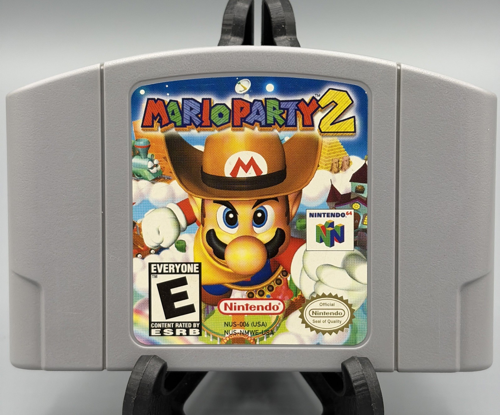 Mario Party 2 (Nintendo 64, 2000) N64 Authentic💯Cleaned & Tested ✅ Mint💎💎