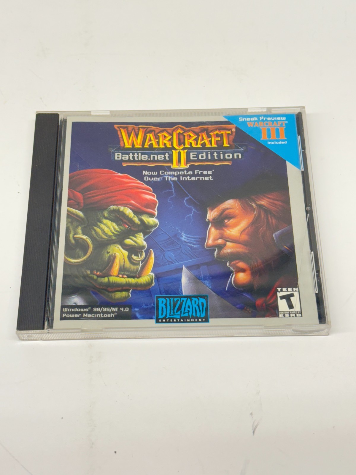 Warcraft II Battle.net Edition PC CD-ROM Blizzard 1999 Jewel Case