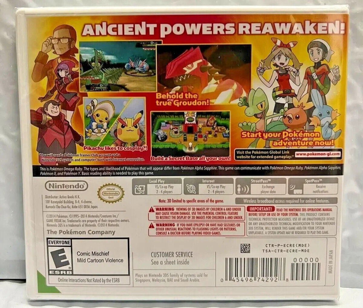 Pokemon Omega Ruby – Nintendo 3DS Factory Sealed