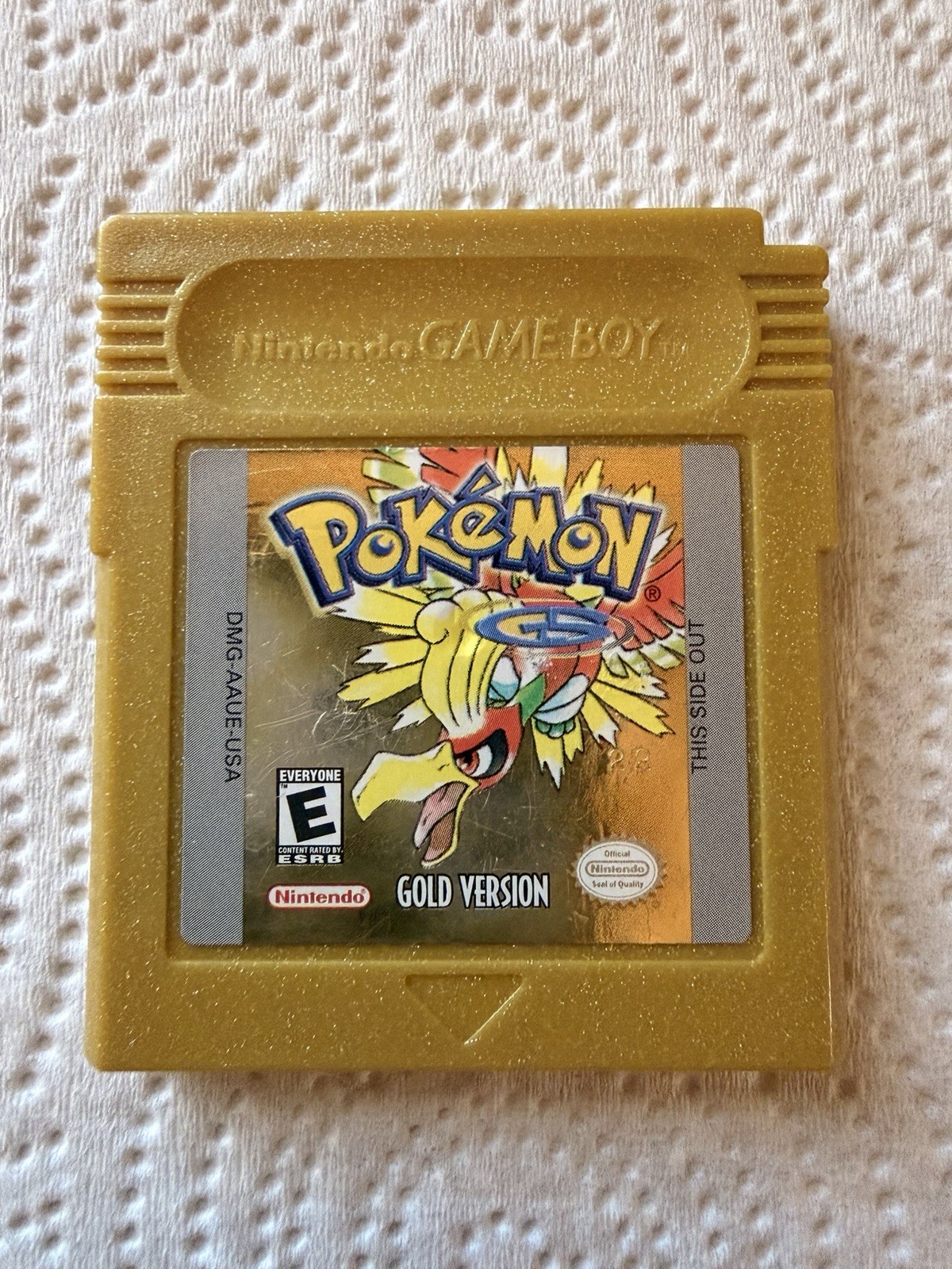 Pokemon Gold Version (Nintendo Game Boy Color, 2000)