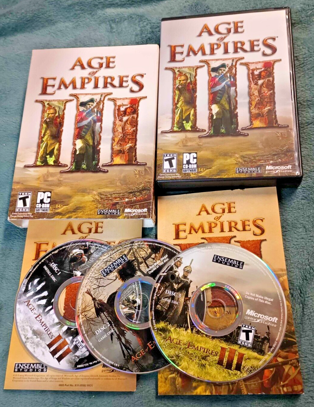 Age of Empires III (3) [Windows / PC, 2005] Complete *Microsoft* PC
