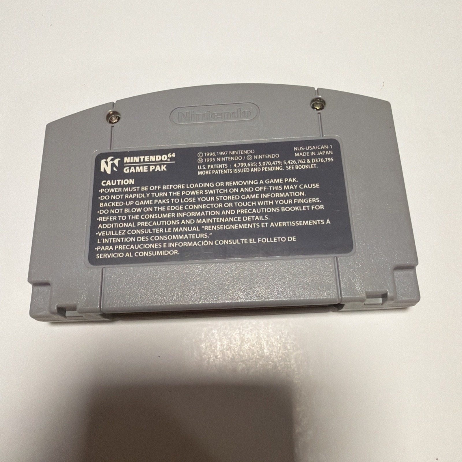 Mortal Kombat 4 Nintendo 64 N64 Game Cartridge USA Version NOT TESTED Used