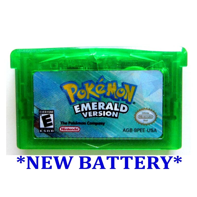 Pokemon Emerald Version * New Battery * (Game Boy Advance) * AUTHENTIC * – READ