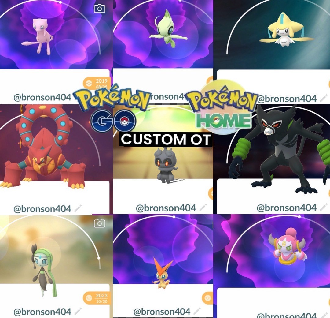 Pokemon No Shiny Mythical Home GO (Custom OT)