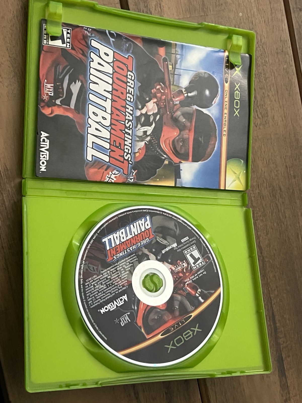 Activision Greg Hastings‘ Tournament Paintball Xbox T Online Play NTSC-U/C