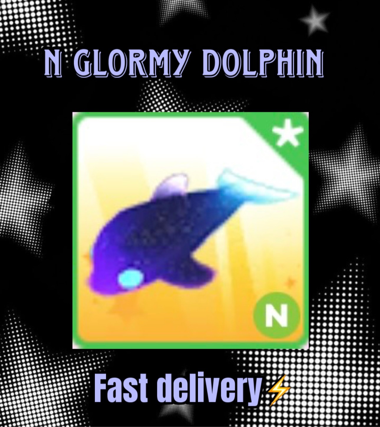 N Glormy Dolphin – Adopt Me [NEON]
