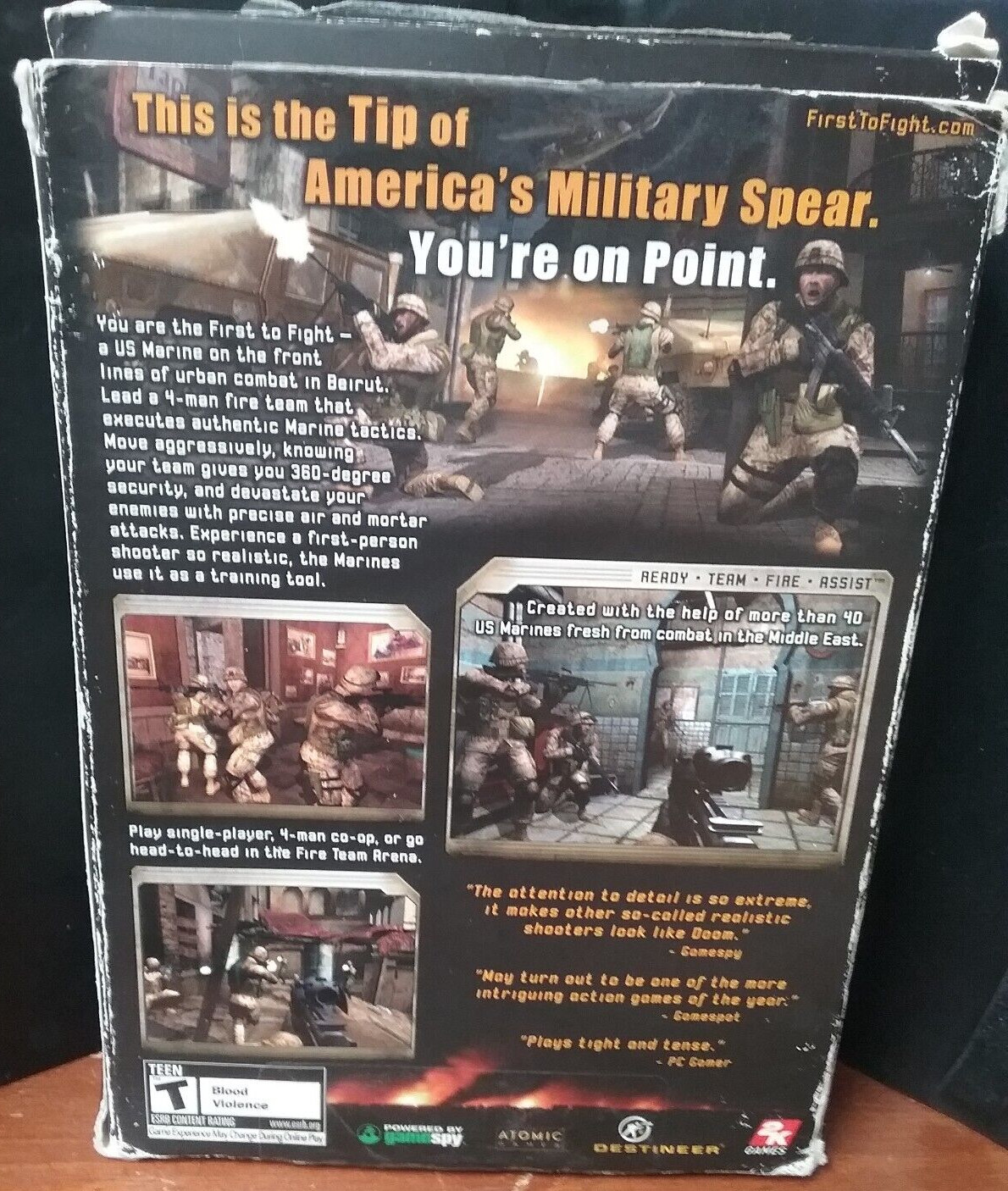 CLOSE COMBAT FIRST FLIGHT UNITED STATES MARINE (PC, 2005, 3-DISC SET)