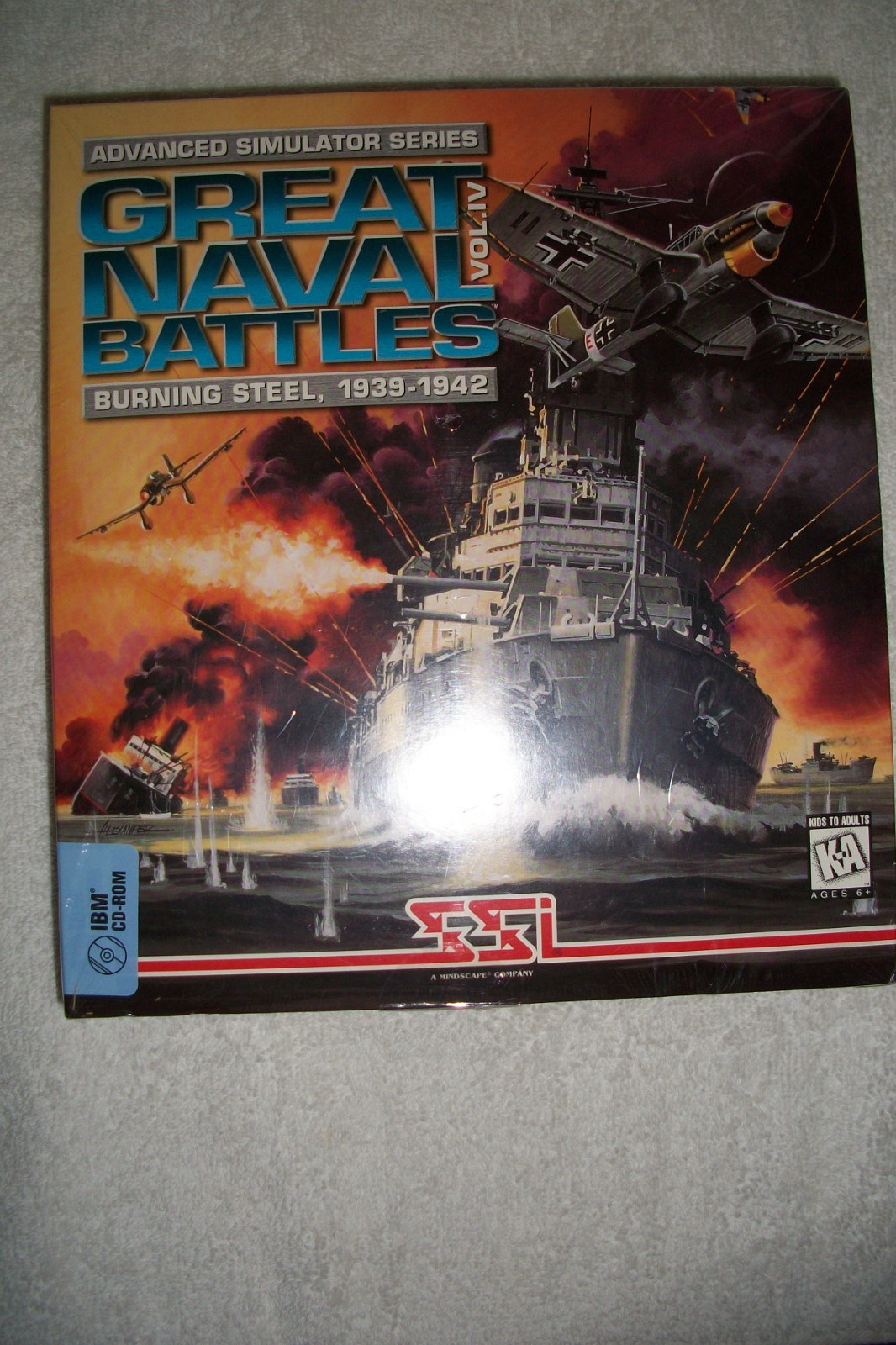 ADVANCED SIMULATION SERIES GREAT NAVAL BATTLES VOL. IV BURNING STEEL 1939-1942