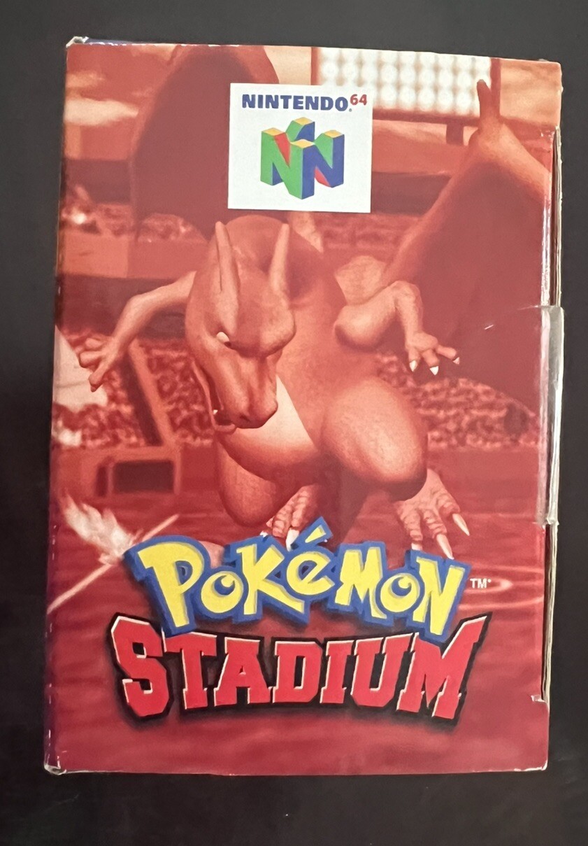Pokemon Stadium N64 Nintendo 64 with Transfer Pack And Manual Tested Authentic