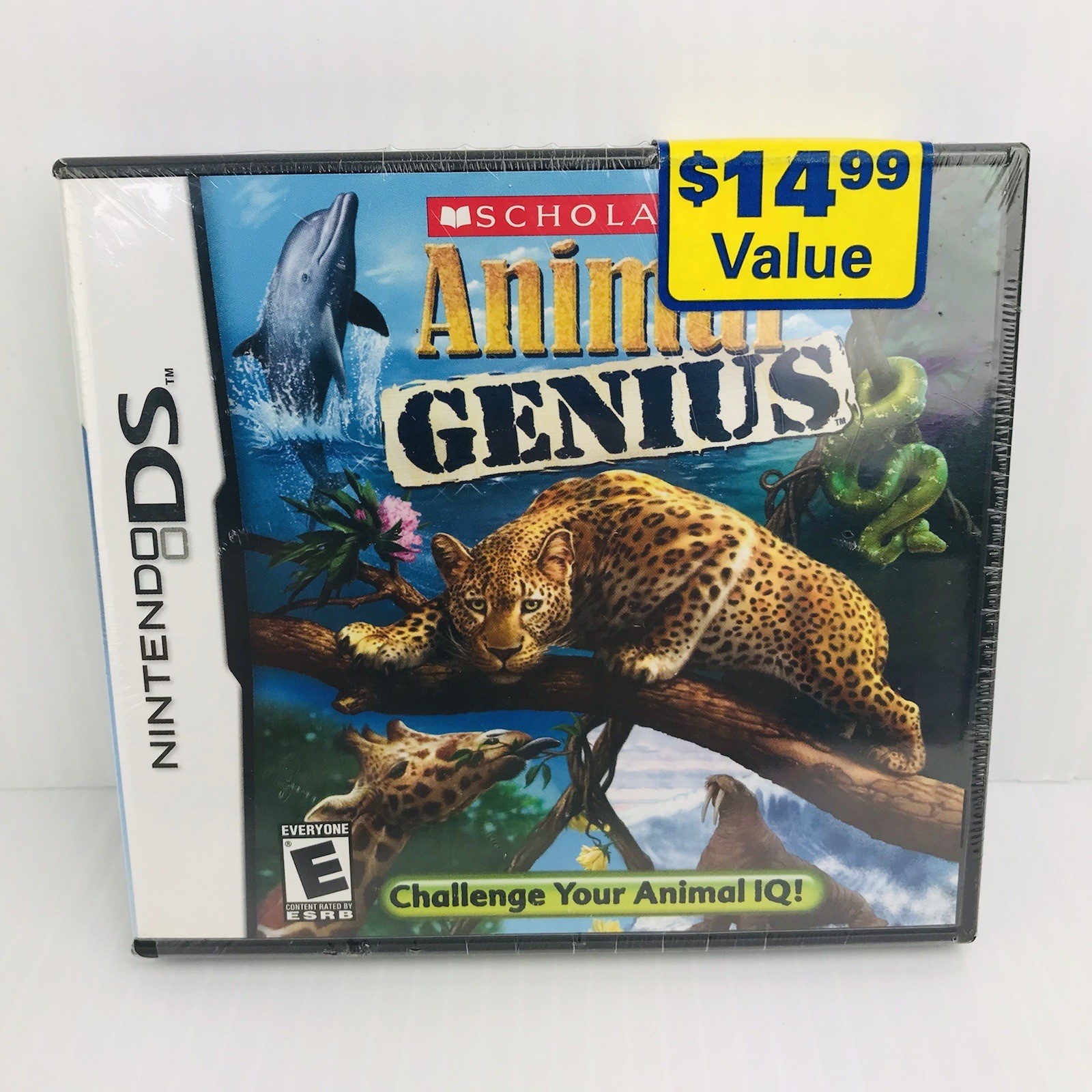 Animal Genius (Nintendo DS, 2007) Brand New Factory Sealed Rated E Everyone Kids
